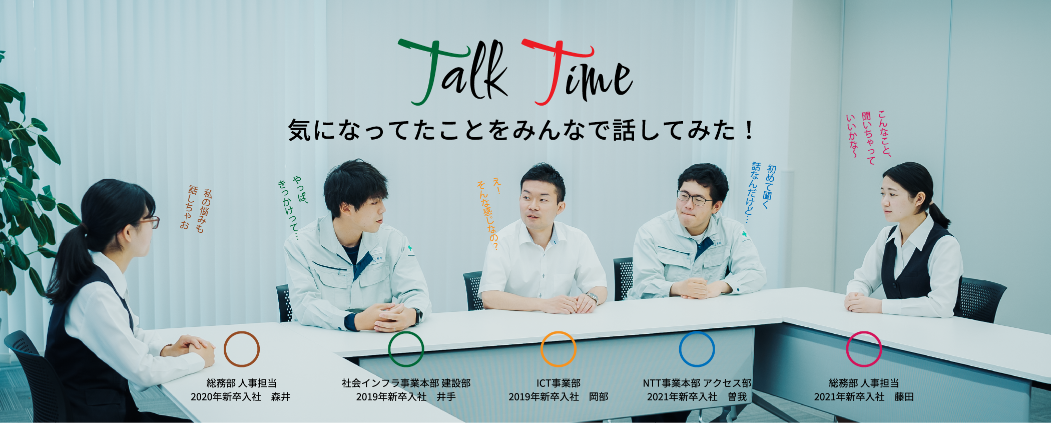 気になってたことをみんなで話してみた！